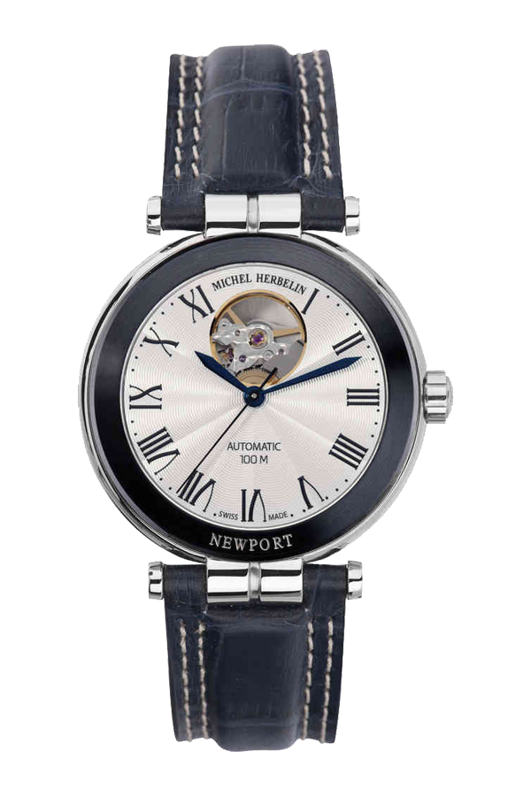 Newport Men Automatic 1666/BLACO08 Open Heart Limited Edition