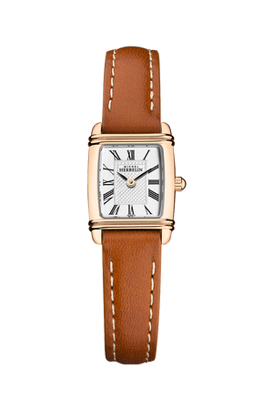 Art Deco Ladies Quartz 17438/PR08GO Tonneau Rose Gold