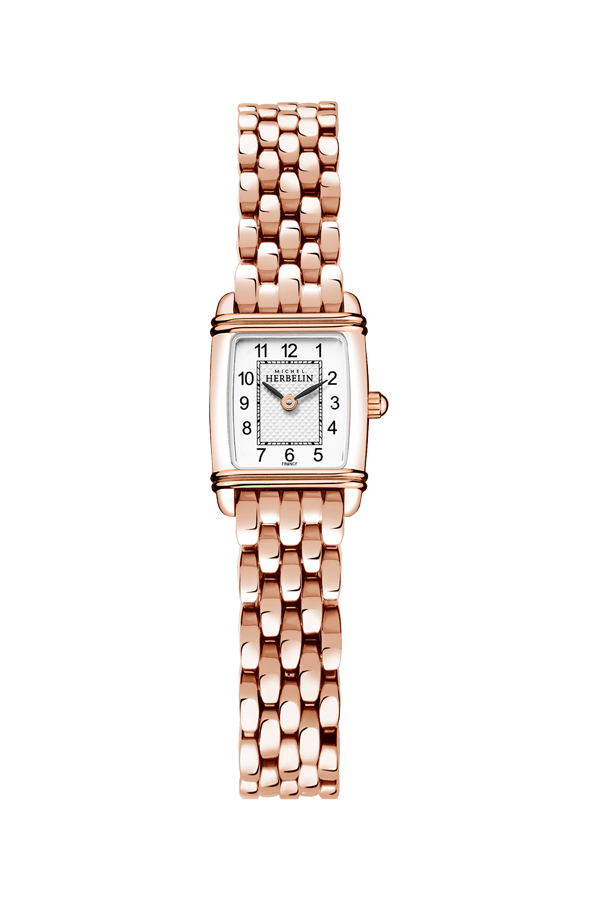 Art Deco Ladies Quartz 17438/PR22B Tonneau Rose Gold