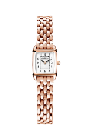 Art Deco Ladies Quartz 17438/PR22B Tonneau Rose Gold